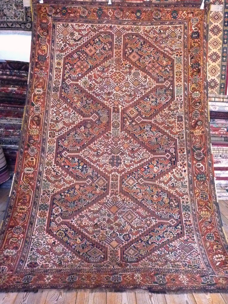 Antique Khamseh Rug 2.23m X 1.36m P1010271 - Seneh Carpets