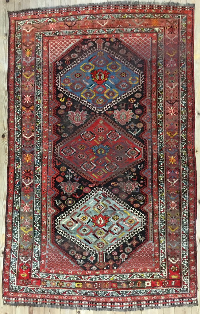 Antique-Shiraz-Rug-2.63m-X-1.